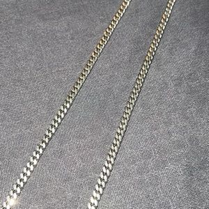 heavy sterling silver cuban necklace